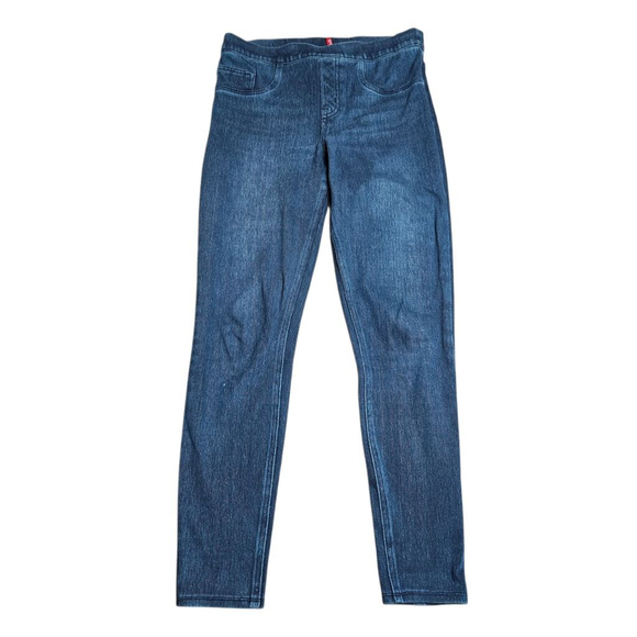 Spanx Small Blue Denim Skinny Jeggings Jeans - Picture 1 of 8